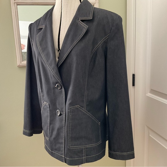 VANITY FAIR, DENIMS JACKET, SIZE: 16 - Picture 2 of 9